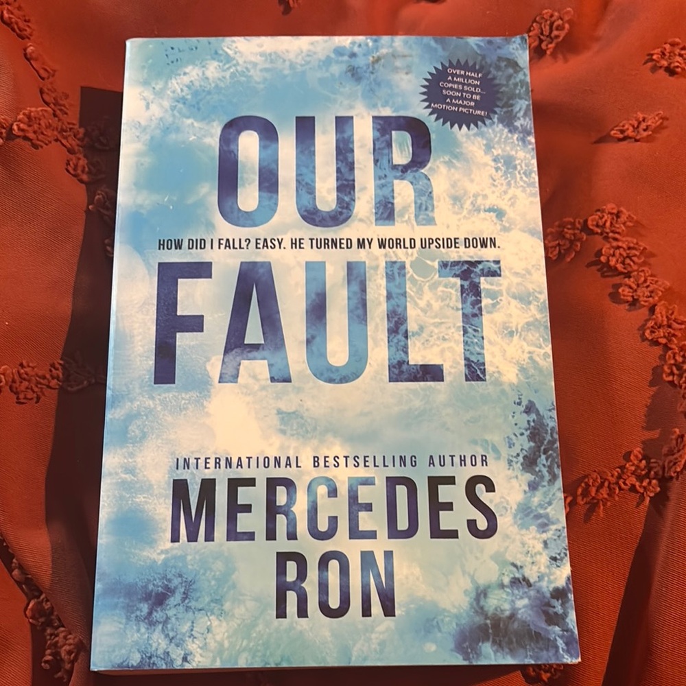 'Our Fault' Book - Blue Cover